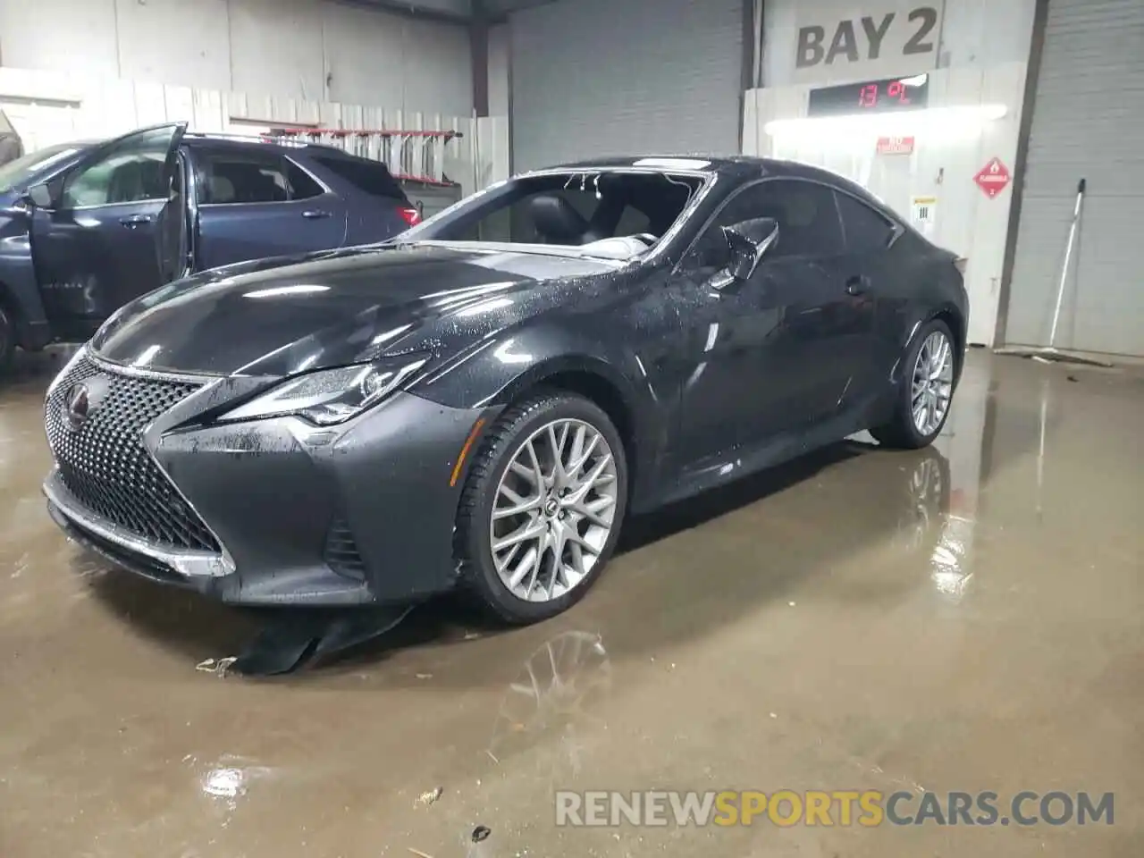 1 Photograph of a damaged car JTHD85EC8M5006372 LEXUS RC300 2021