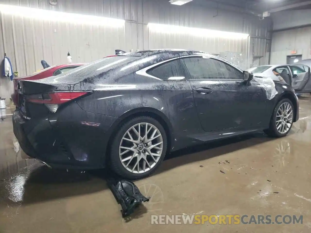 3 Photograph of a damaged car JTHD85EC8M5006372 LEXUS RC300 2021