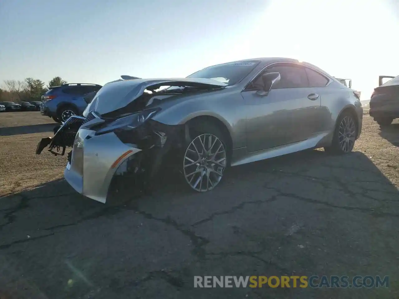 1 Photograph of a damaged car JTHD85EC9M5006171 LEXUS RC300 2021