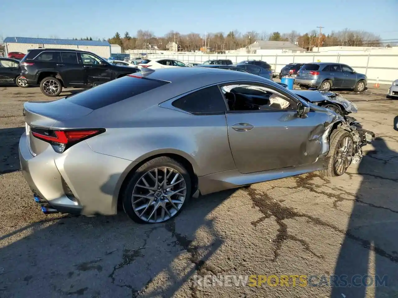 3 Photograph of a damaged car JTHD85EC9M5006171 LEXUS RC300 2021