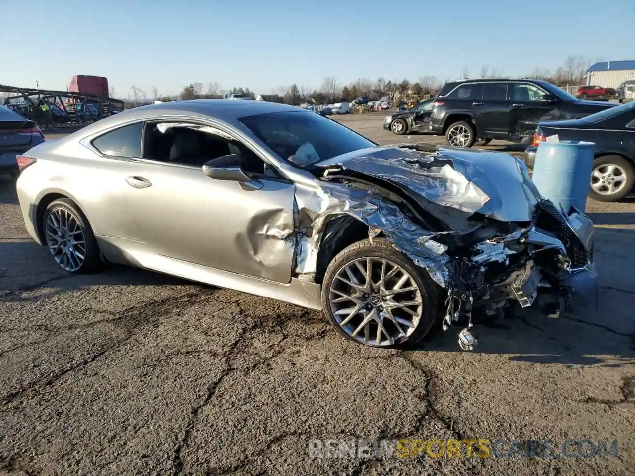 4 Photograph of a damaged car JTHD85EC9M5006171 LEXUS RC300 2021