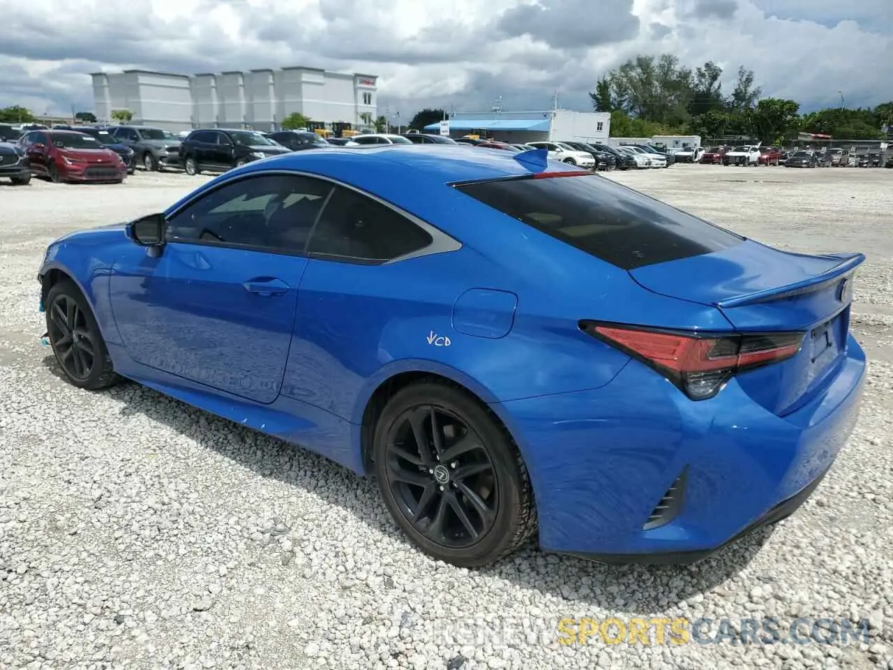 2 Photograph of a damaged car JTHAA5BC7N5012127 LEXUS RC300 2022