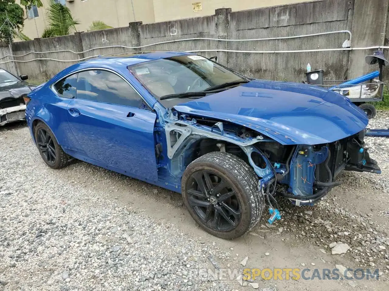 4 Photograph of a damaged car JTHAA5BC7N5012127 LEXUS RC300 2022