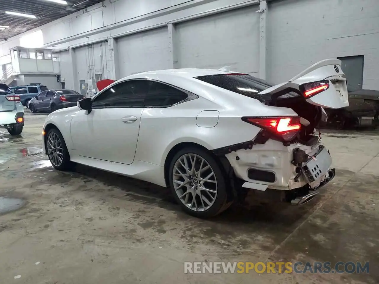2 Photograph of a damaged car JTHD85EC0N5006688 LEXUS RC300 2022