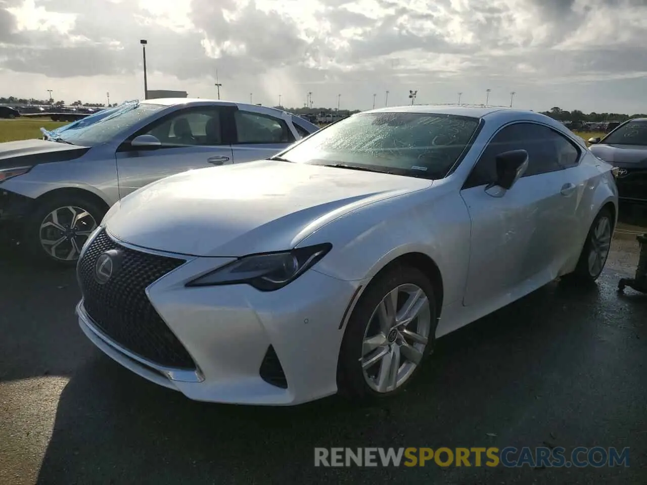 1 Photograph of a damaged car JTHDA5BC8R5012740 LEXUS RC300 2024