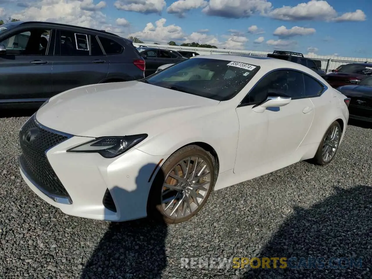 1 Photograph of a damaged car JTHDZ5BC0M5023233 LEXUS RC350 2021