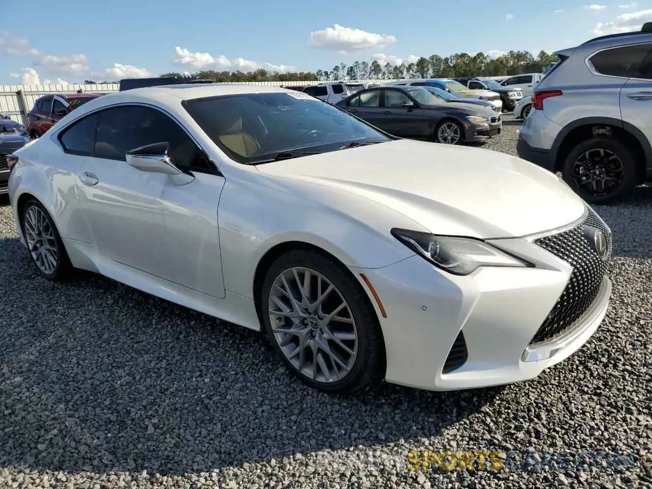 4 Photograph of a damaged car JTHDZ5BC0M5023233 LEXUS RC350 2021