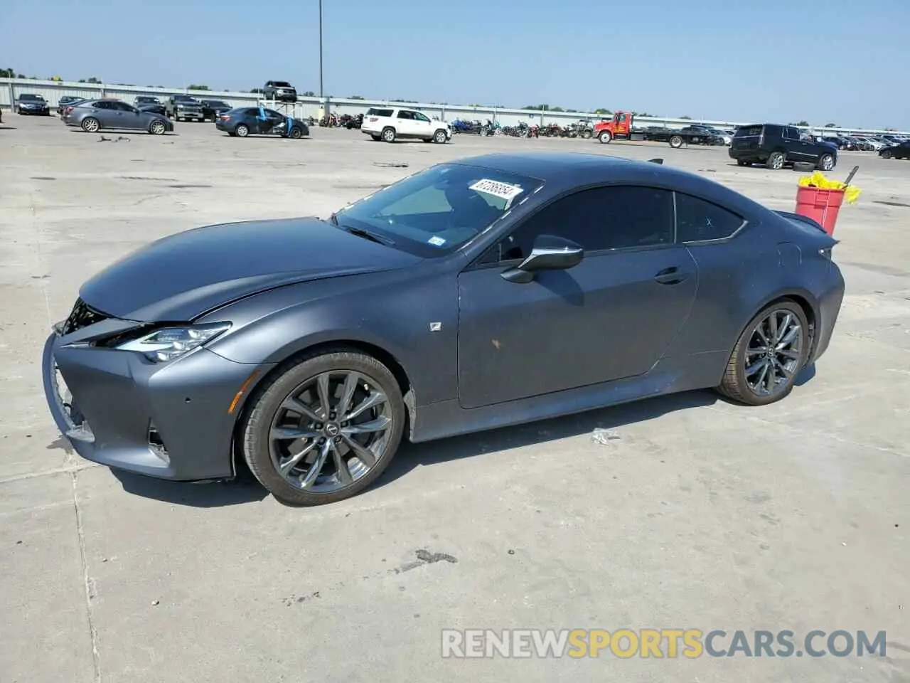 1 Photograph of a damaged car JTHGZ5BC2M5023957 LEXUS RC350 2021
