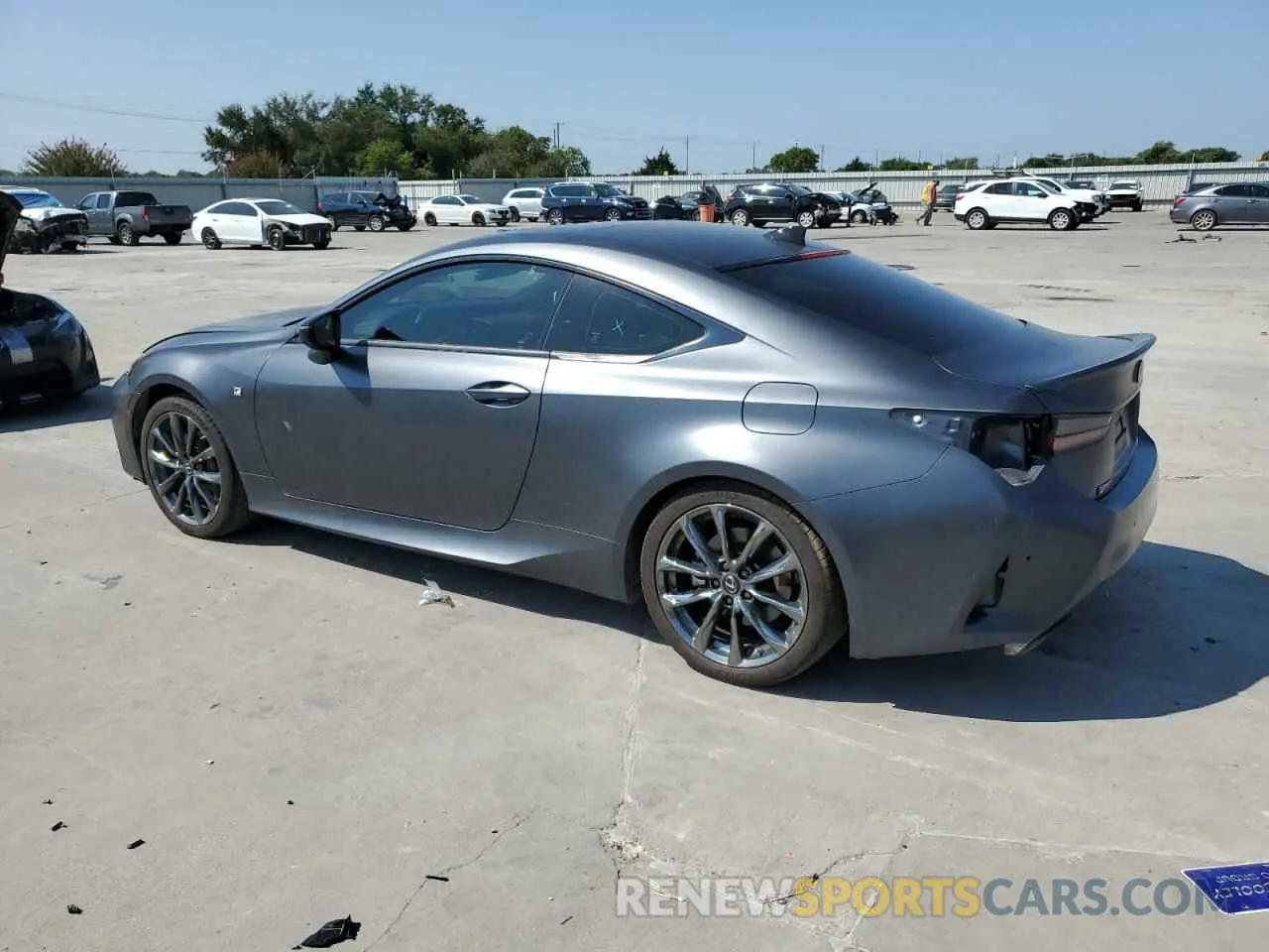 2 Photograph of a damaged car JTHGZ5BC2M5023957 LEXUS RC350 2021