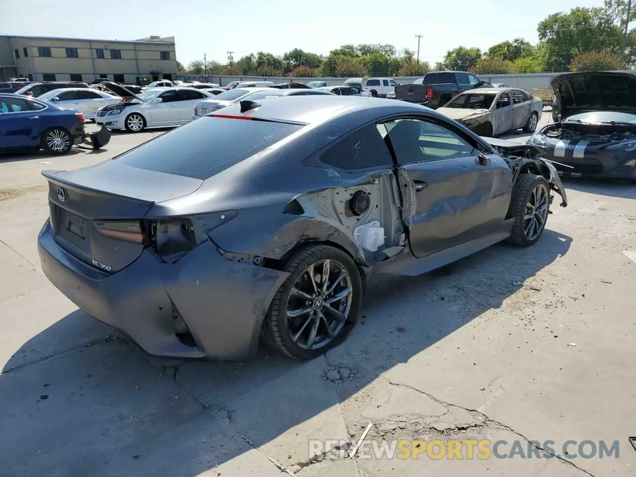 3 Photograph of a damaged car JTHGZ5BC2M5023957 LEXUS RC350 2021