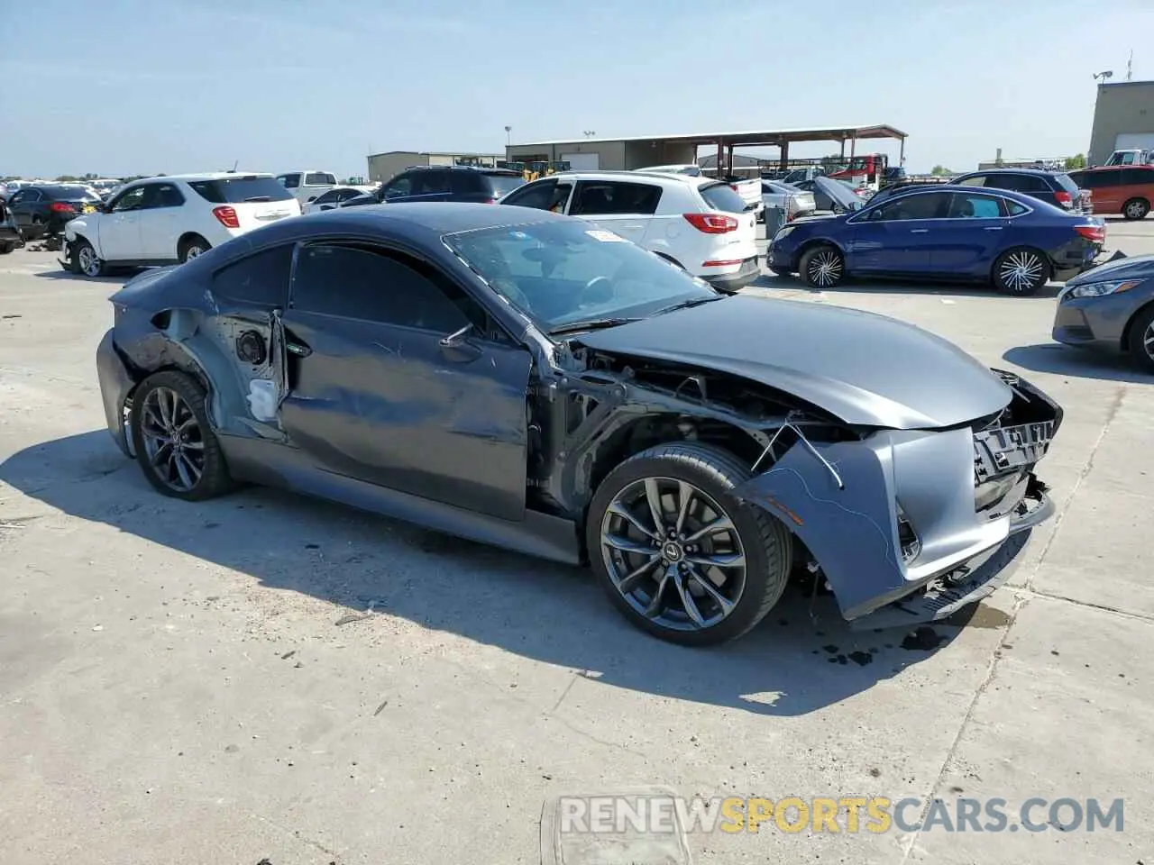 4 Photograph of a damaged car JTHGZ5BC2M5023957 LEXUS RC350 2021