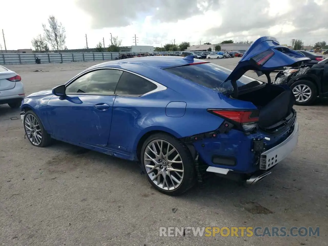 2 Photograph of a damaged car JTHDZ5BC2N5025759 LEXUS RC350 2022