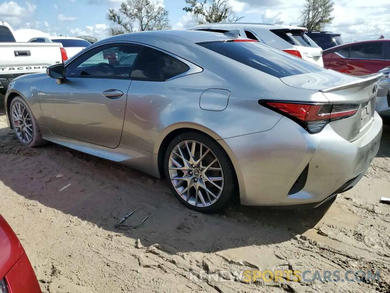 2 Photograph of a damaged car JTHDZ5BC3N5025236 LEXUS RC350 2022