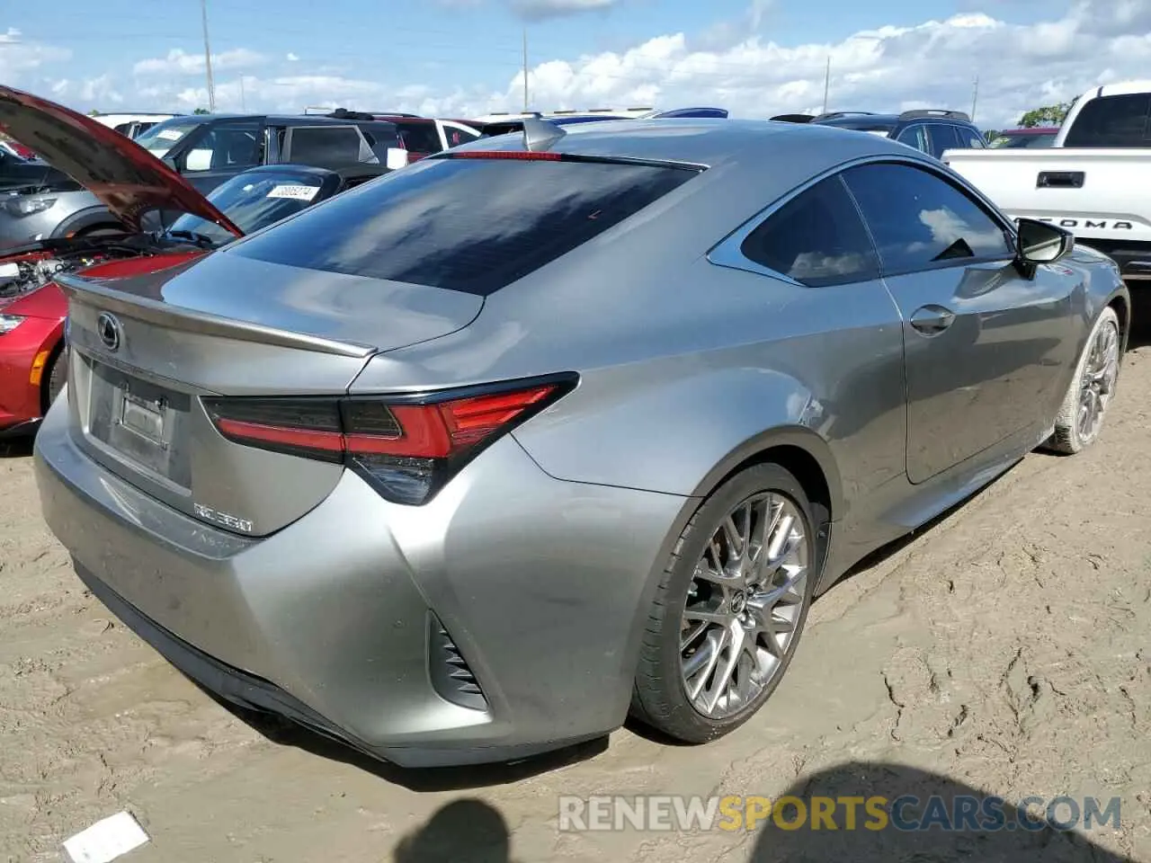 3 Photograph of a damaged car JTHDZ5BC3N5025236 LEXUS RC350 2022