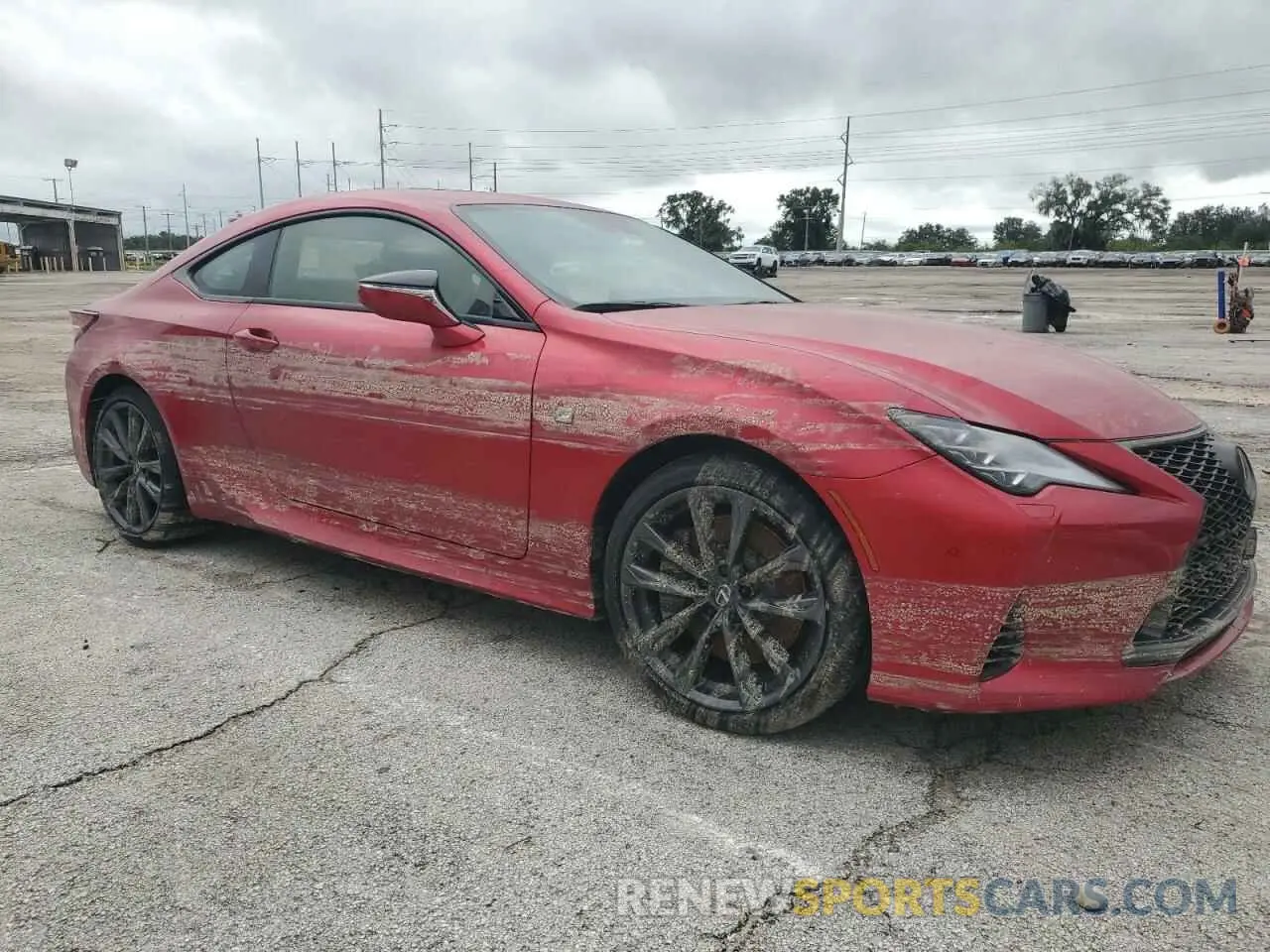 4 Photograph of a damaged car JTHGZ5BC4P5027044 LEXUS RC350 2023