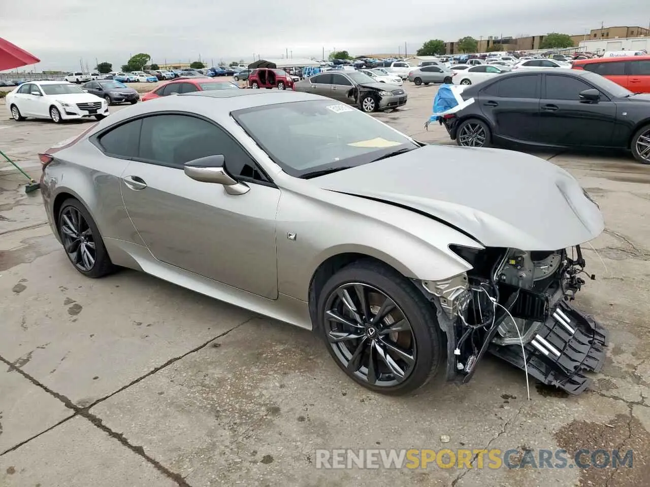 4 Photograph of a damaged car JTHGZ5BC7R5027753 LEXUS RC350 2024
