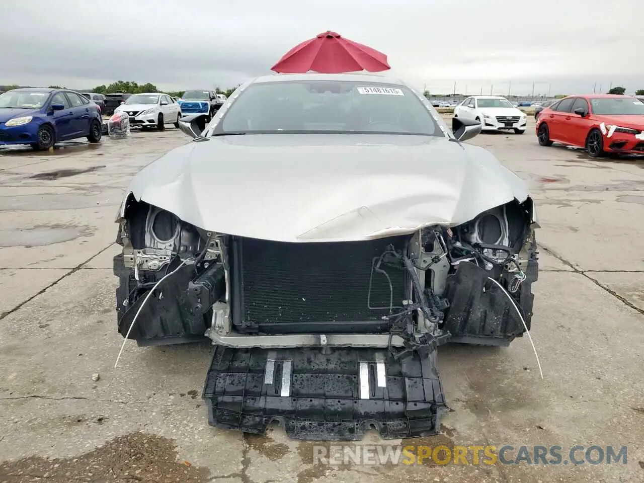 5 Photograph of a damaged car JTHGZ5BC7R5027753 LEXUS RC350 2024
