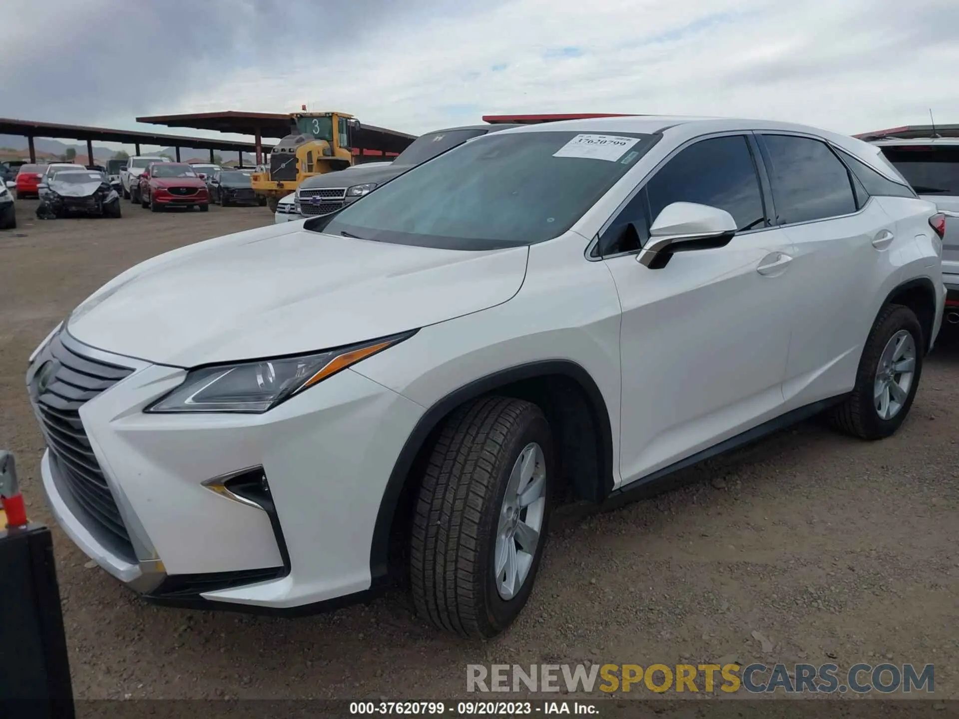 2 Photograph of a damaged car 2T2ZZMCA1HC039928 LEXUS RX 2017