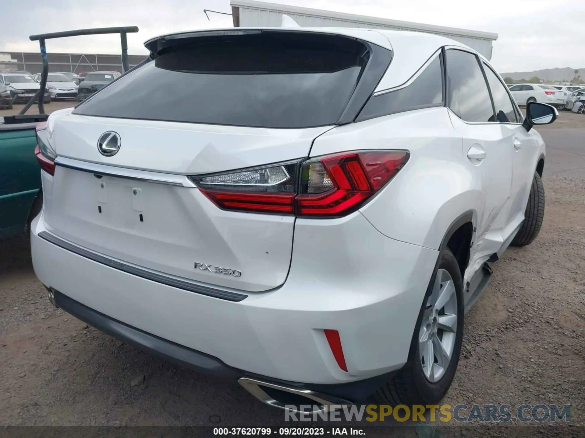4 Photograph of a damaged car 2T2ZZMCA1HC039928 LEXUS RX 2017
