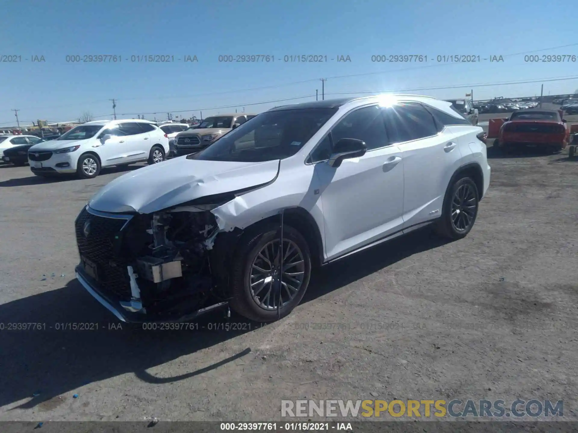 2 Photograph of a damaged car 2T2BGMCA0KC040664 LEXUS RX 2019