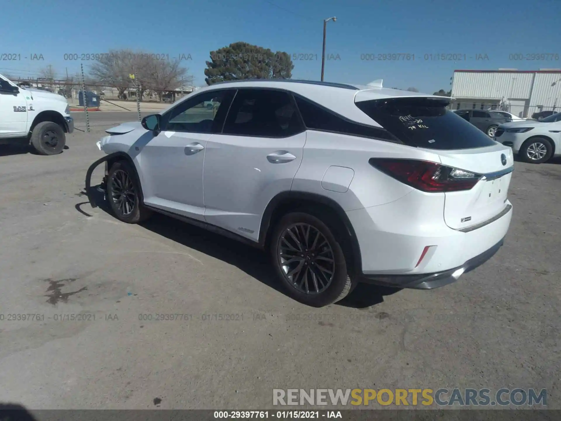 3 Photograph of a damaged car 2T2BGMCA0KC040664 LEXUS RX 2019