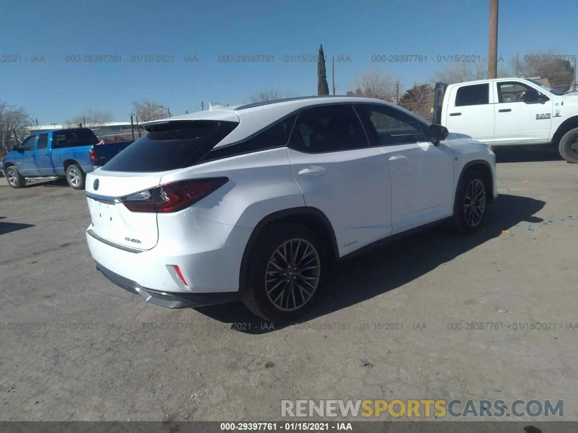 4 Photograph of a damaged car 2T2BGMCA0KC040664 LEXUS RX 2019