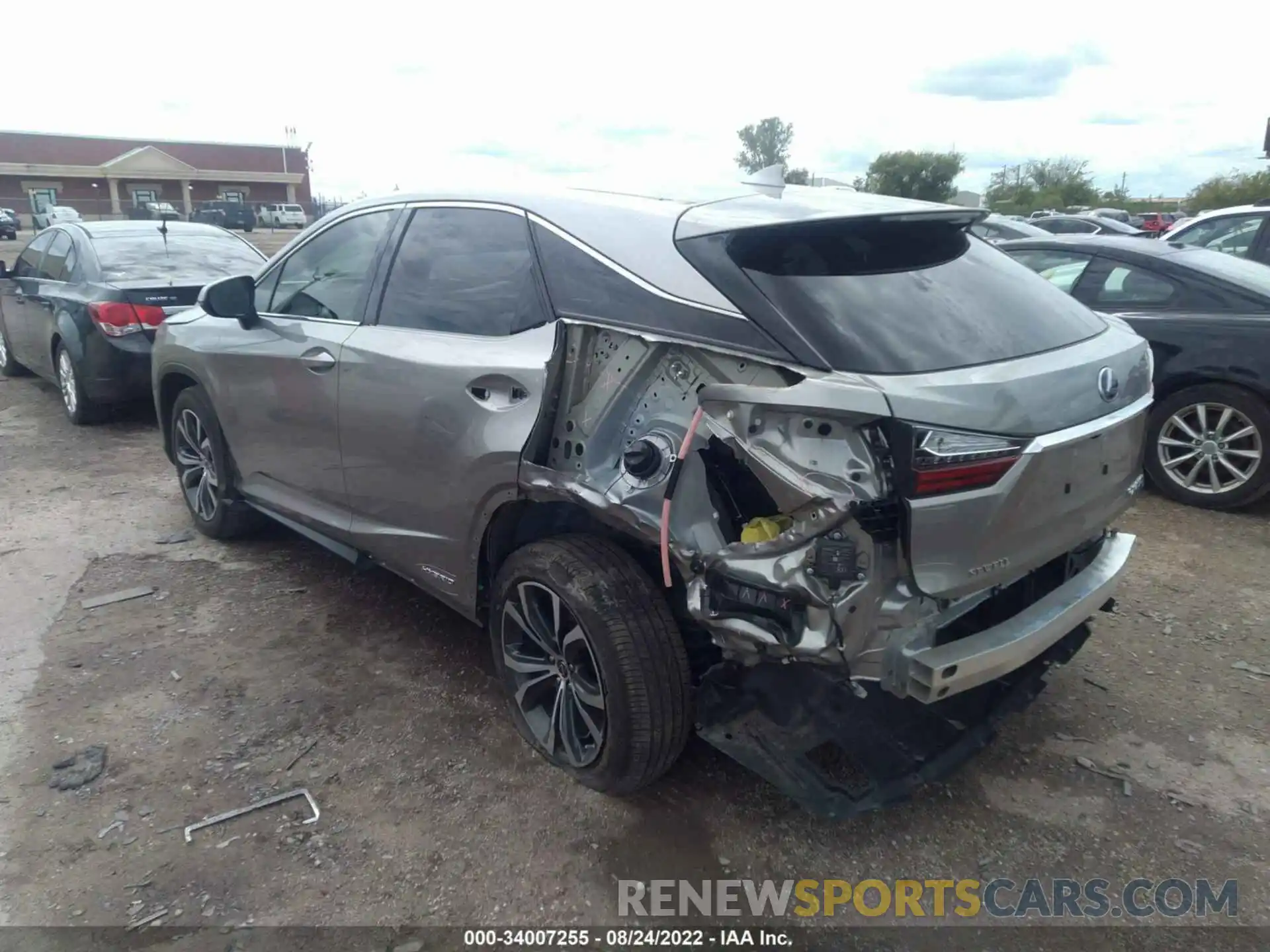 3 Photograph of a damaged car 2T2BGMCA0KC041992 LEXUS RX 2019