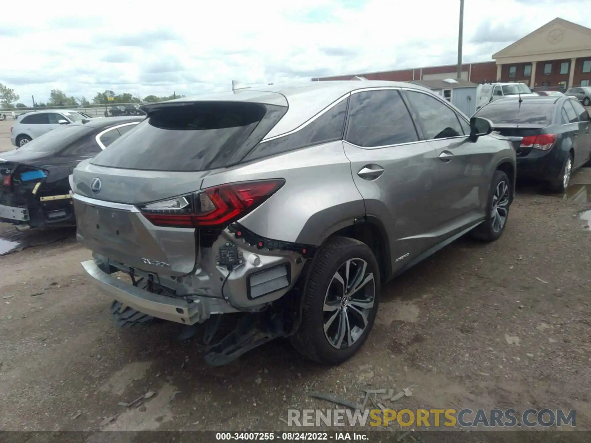 4 Photograph of a damaged car 2T2BGMCA0KC041992 LEXUS RX 2019