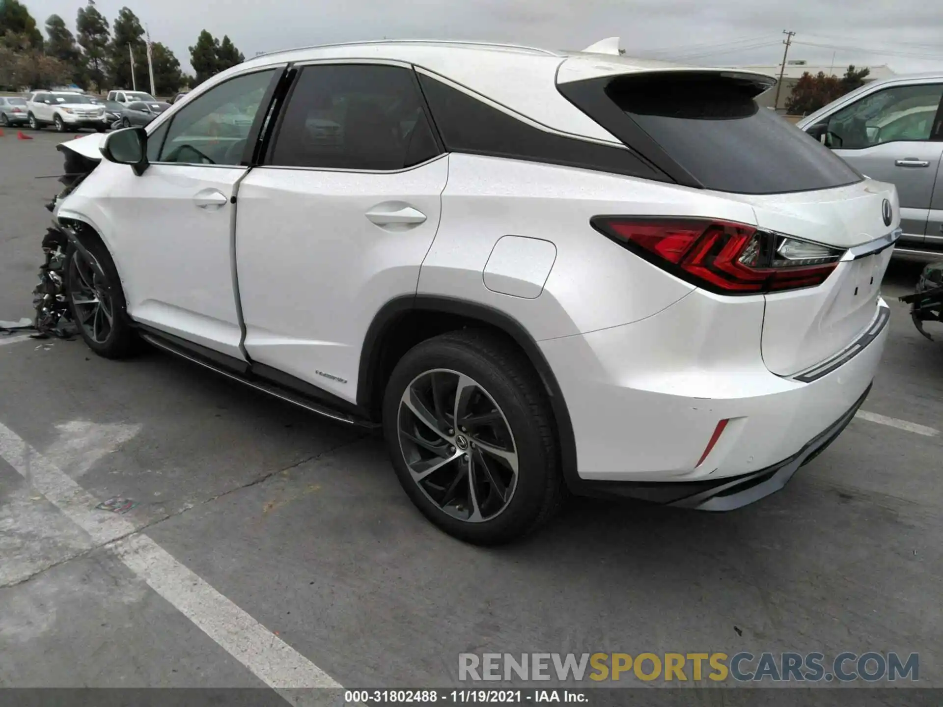 3 Photograph of a damaged car 2T2BGMCA1KC036042 LEXUS RX 2019