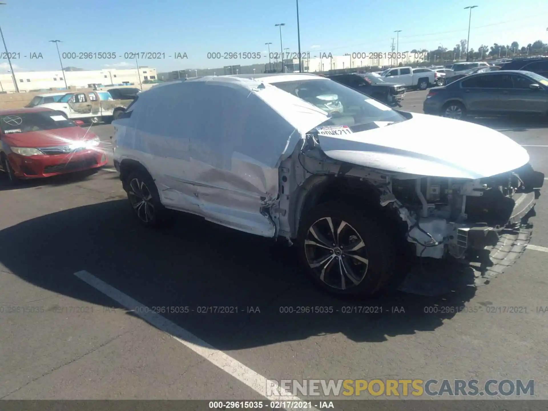 1 Photograph of a damaged car 2T2BGMCA1KC036686 LEXUS RX 2019