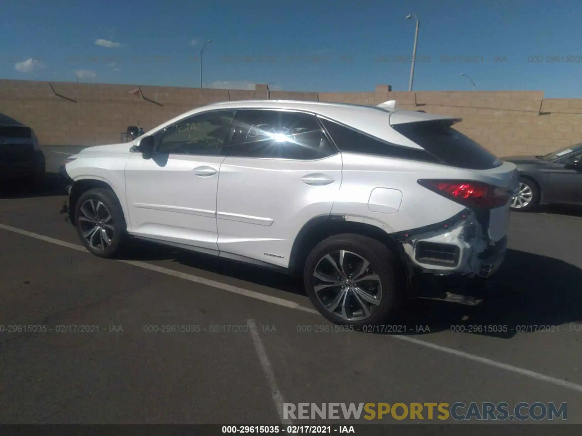 3 Photograph of a damaged car 2T2BGMCA1KC036686 LEXUS RX 2019