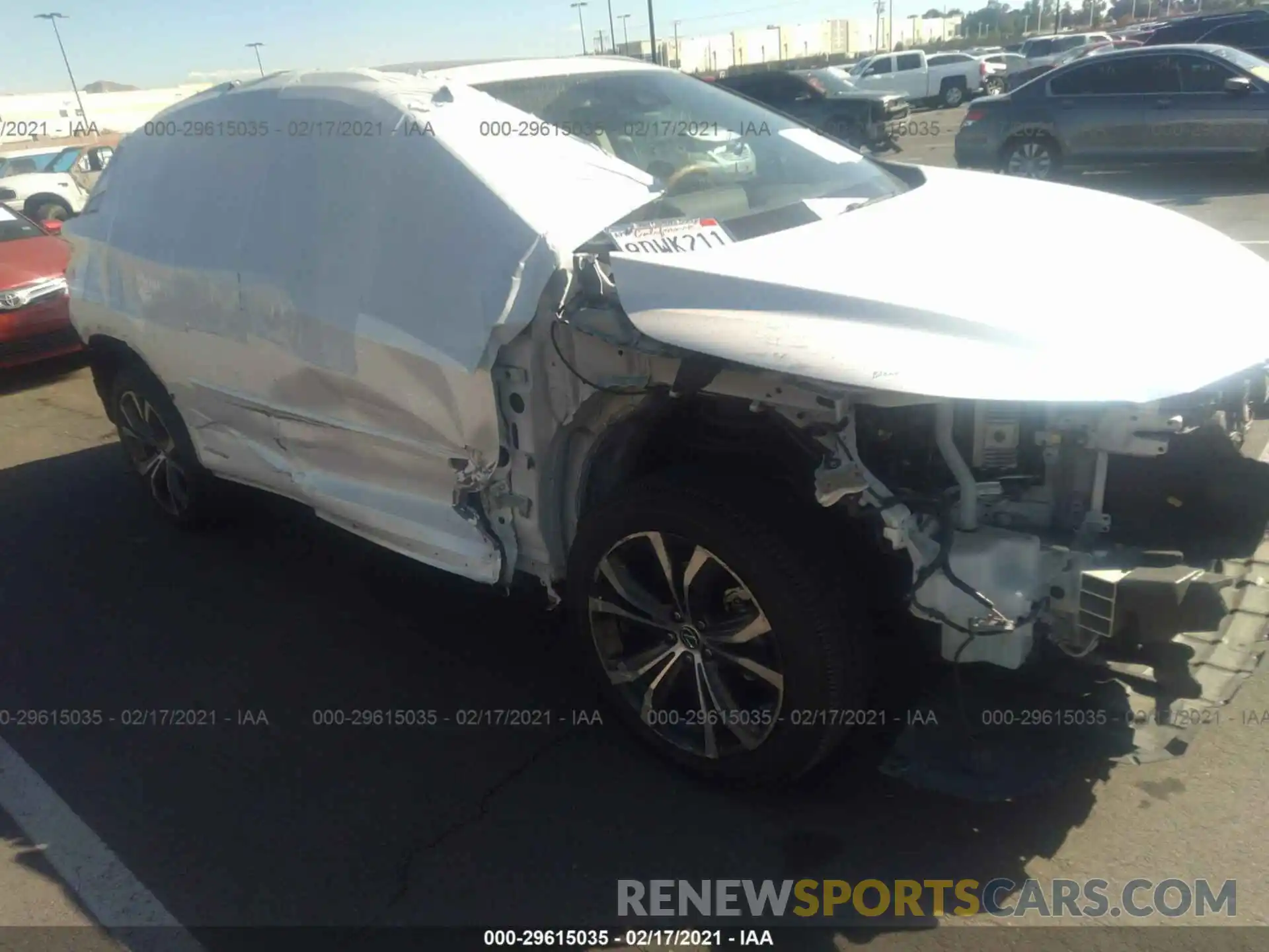 6 Photograph of a damaged car 2T2BGMCA1KC036686 LEXUS RX 2019