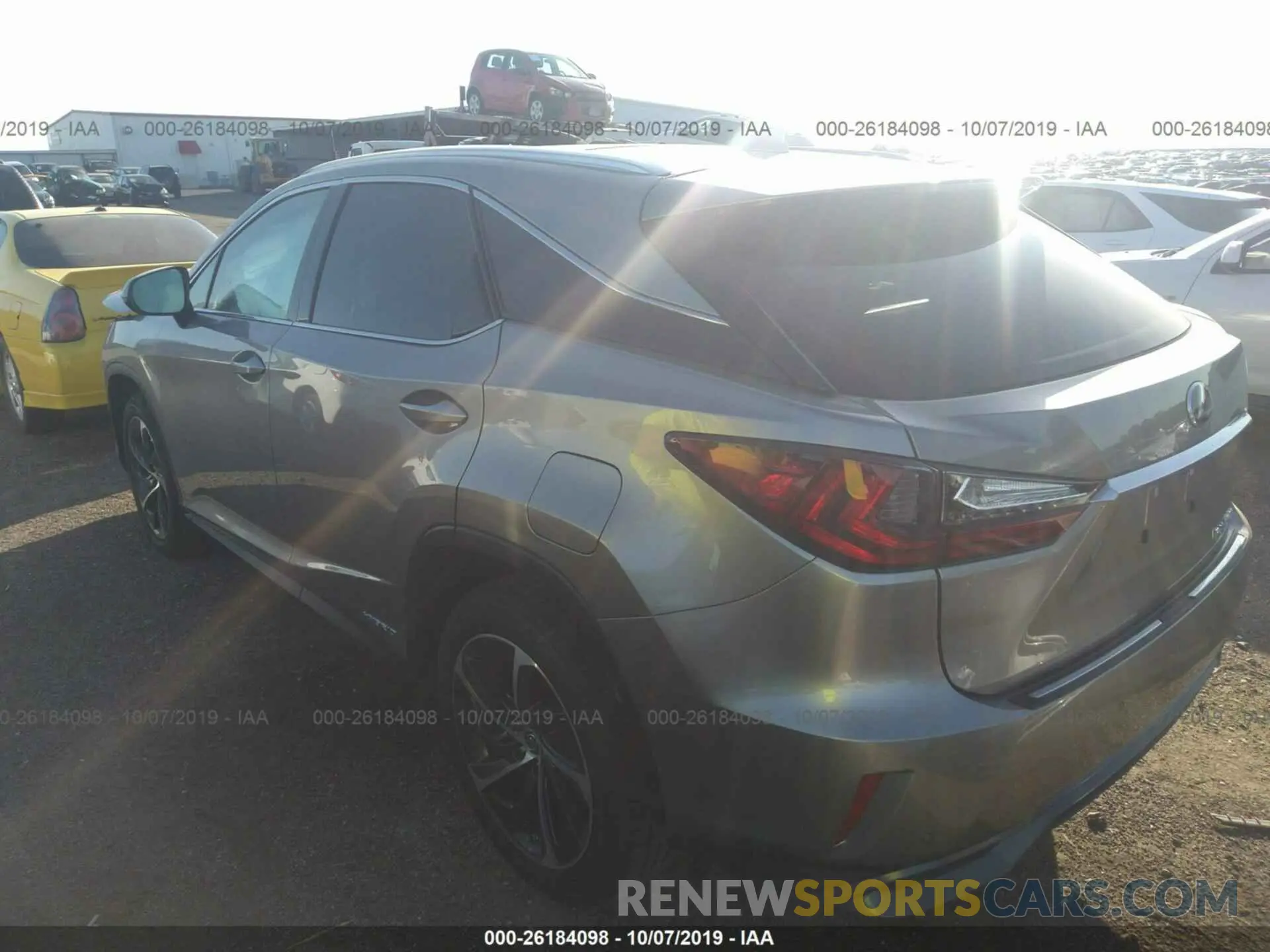 3 Photograph of a damaged car 2T2BGMCA2KC031495 LEXUS RX 2019