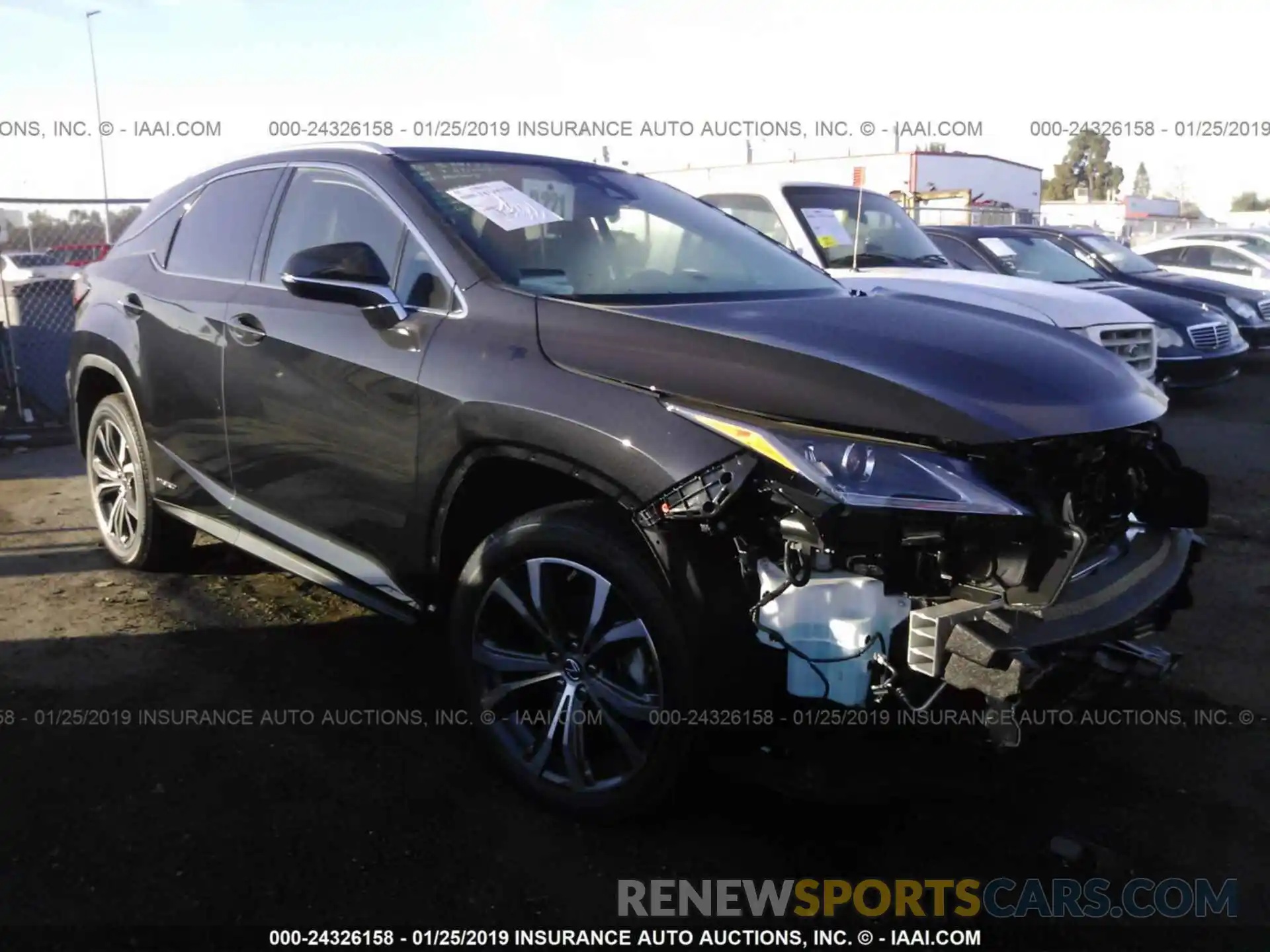 1 Photograph of a damaged car 2T2BGMCA3KC034289 LEXUS RX 2019