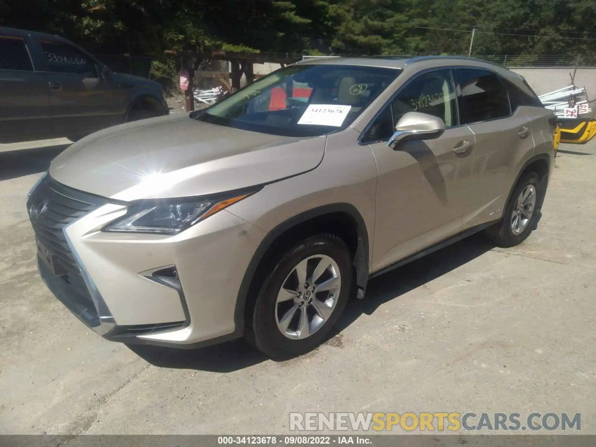 2 Photograph of a damaged car 2T2BGMCA3KC034390 LEXUS RX 2019