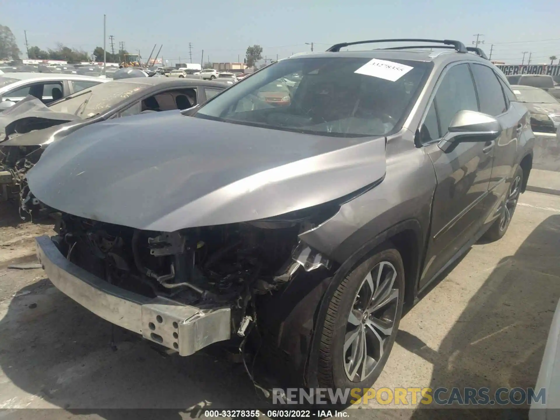 2 Photograph of a damaged car 2T2BGMCA3KC037435 LEXUS RX 2019