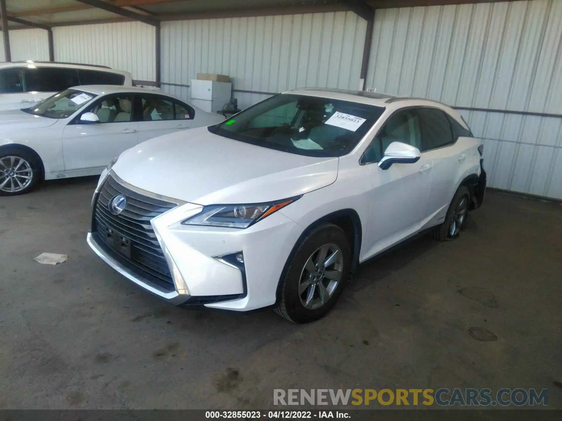 2 Photograph of a damaged car 2T2BGMCA4KC030865 LEXUS RX 2019