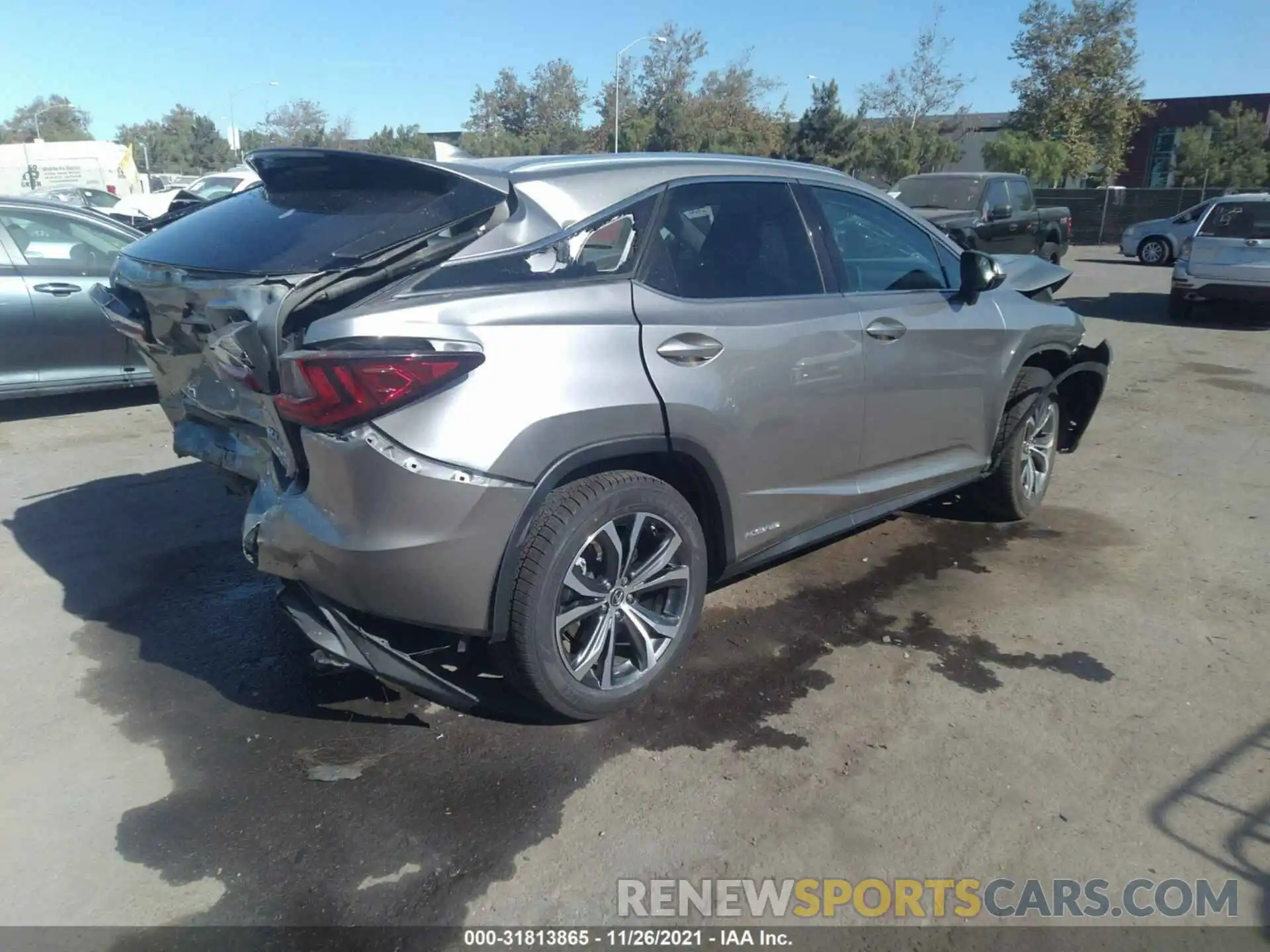 4 Photograph of a damaged car 2T2BGMCA4KC041199 LEXUS RX 2019