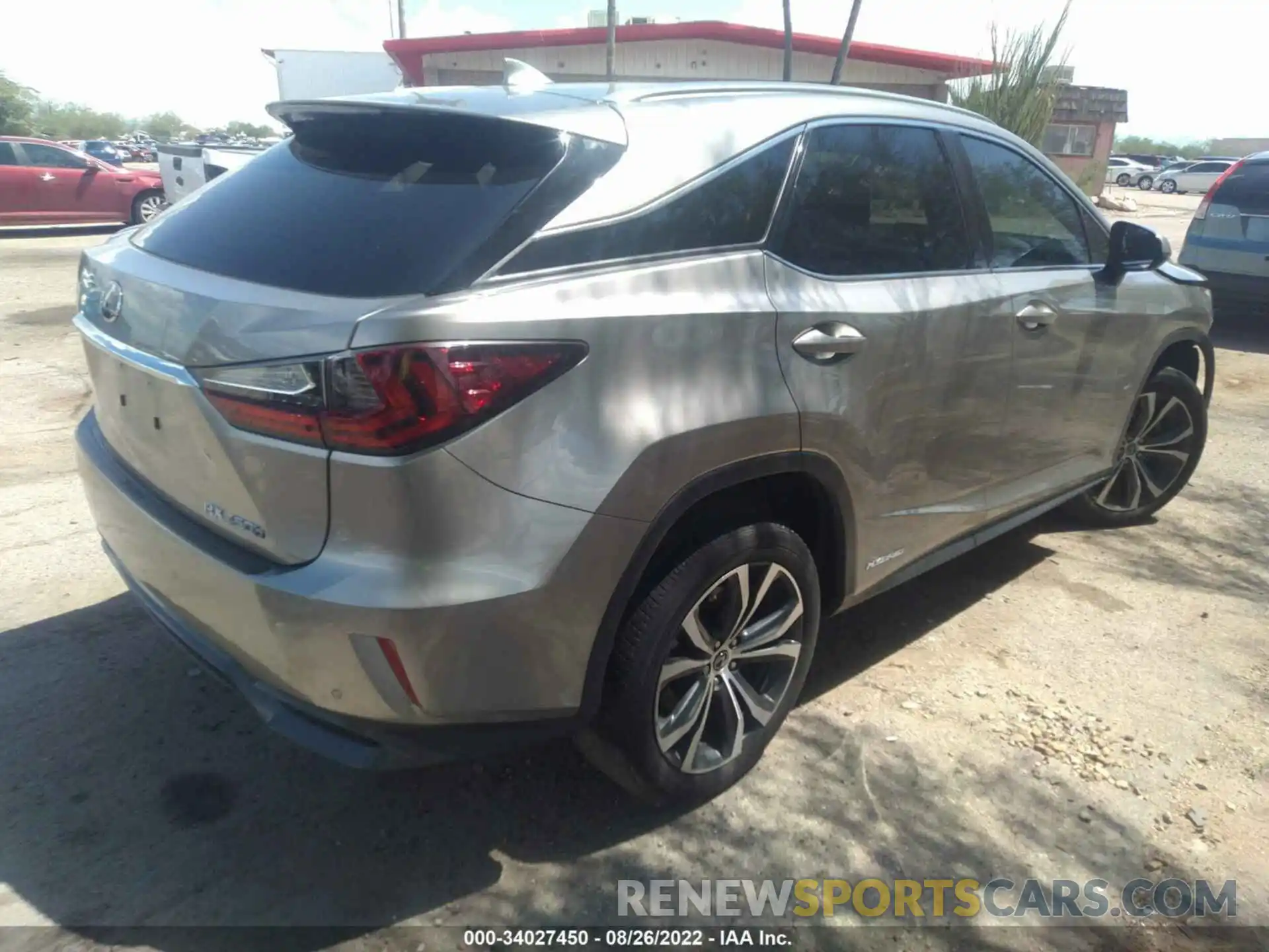 4 Photograph of a damaged car 2T2BGMCA5KC037131 LEXUS RX 2019