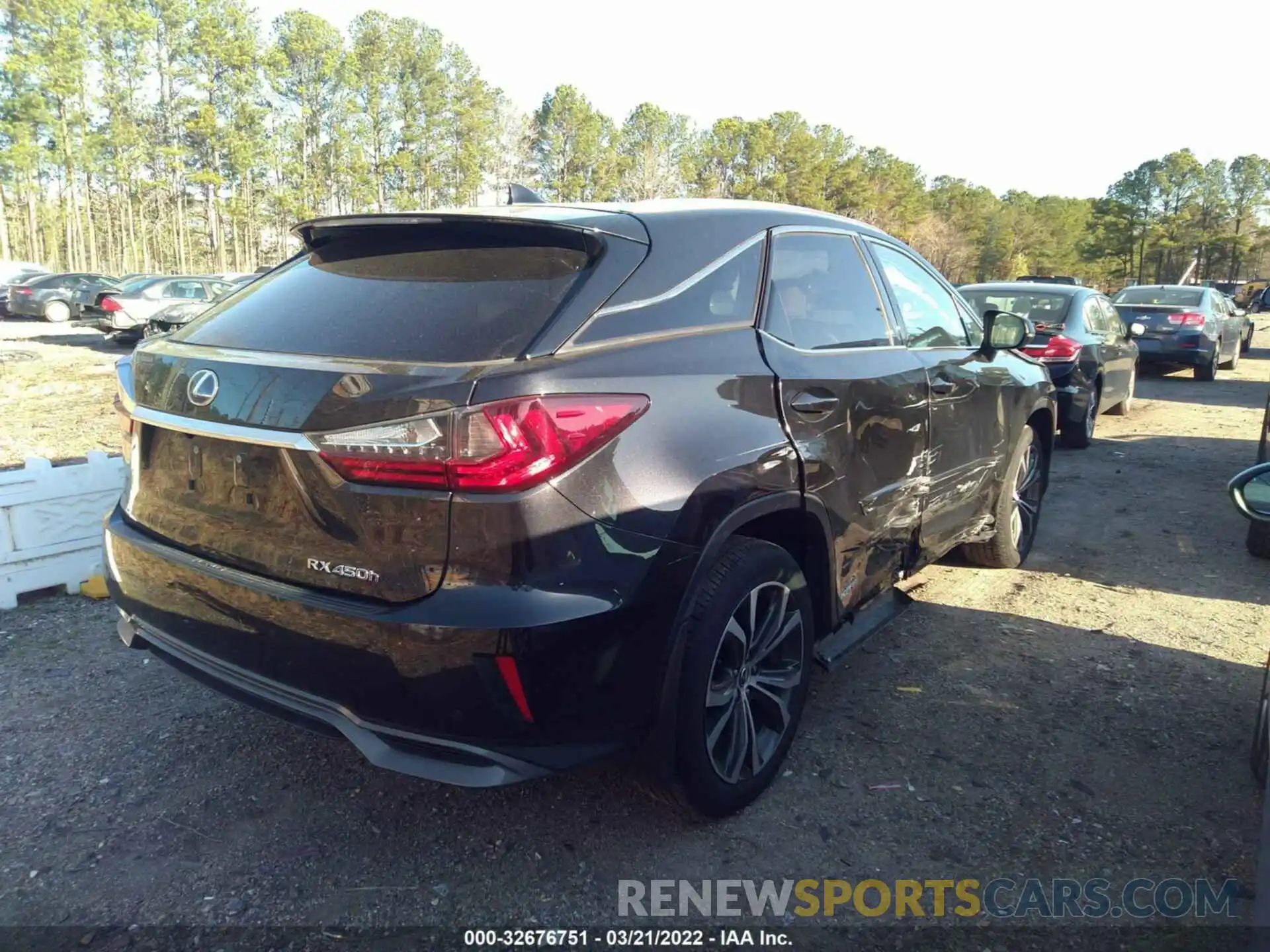 4 Photograph of a damaged car 2T2BGMCA7KC029984 LEXUS RX 2019