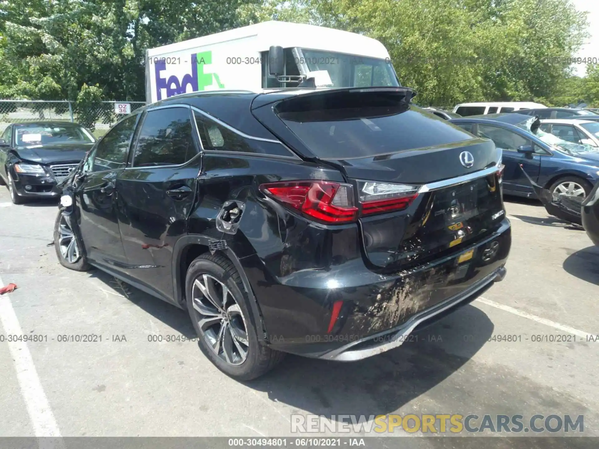 3 Photograph of a damaged car 2T2BGMCA7KC030231 LEXUS RX 2019