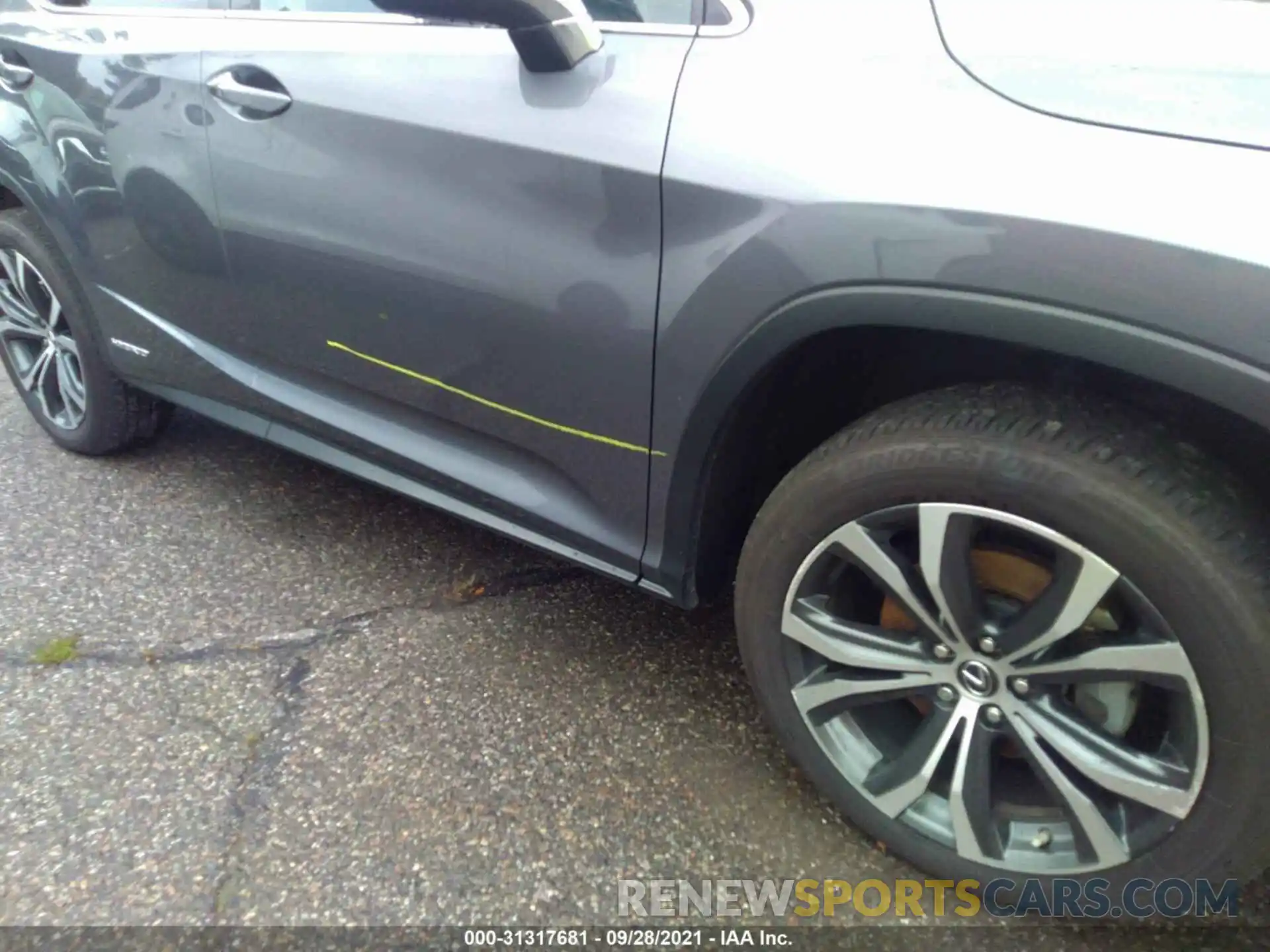 6 Photograph of a damaged car 2T2BGMCA7KC040337 LEXUS RX 2019