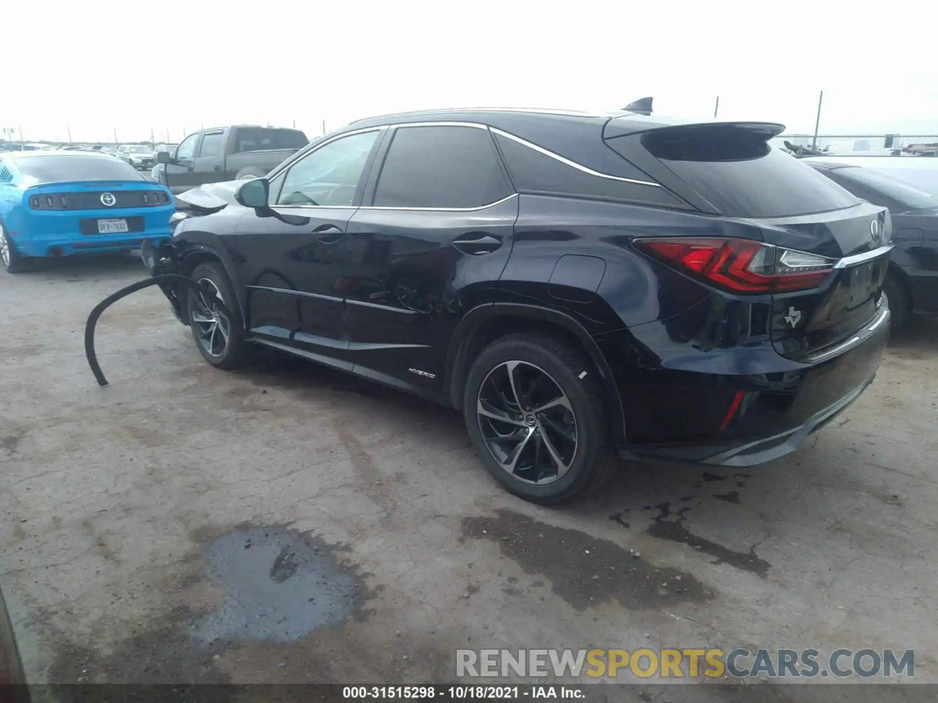 3 Photograph of a damaged car 2T2BGMCA8KC035115 LEXUS RX 2019