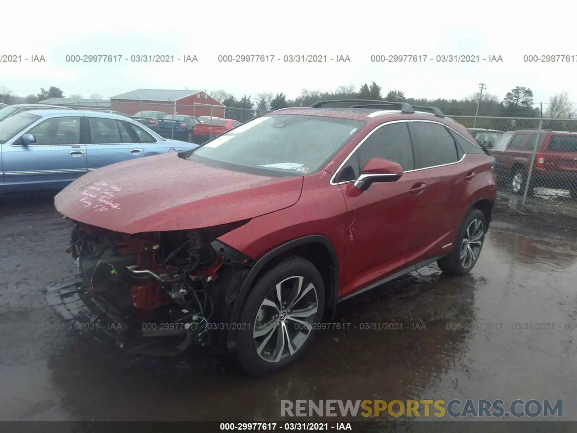 2 Photograph of a damaged car 2T2BGMCA8KC042131 LEXUS RX 2019