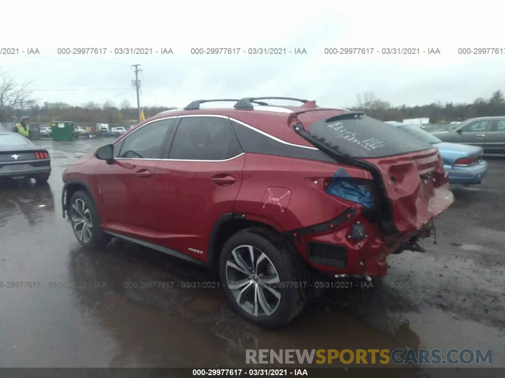 3 Photograph of a damaged car 2T2BGMCA8KC042131 LEXUS RX 2019