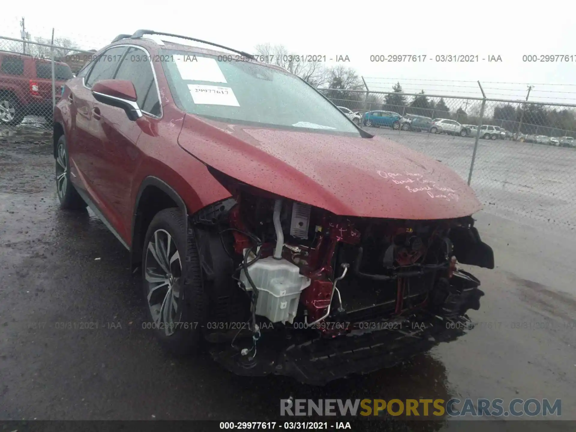 6 Photograph of a damaged car 2T2BGMCA8KC042131 LEXUS RX 2019