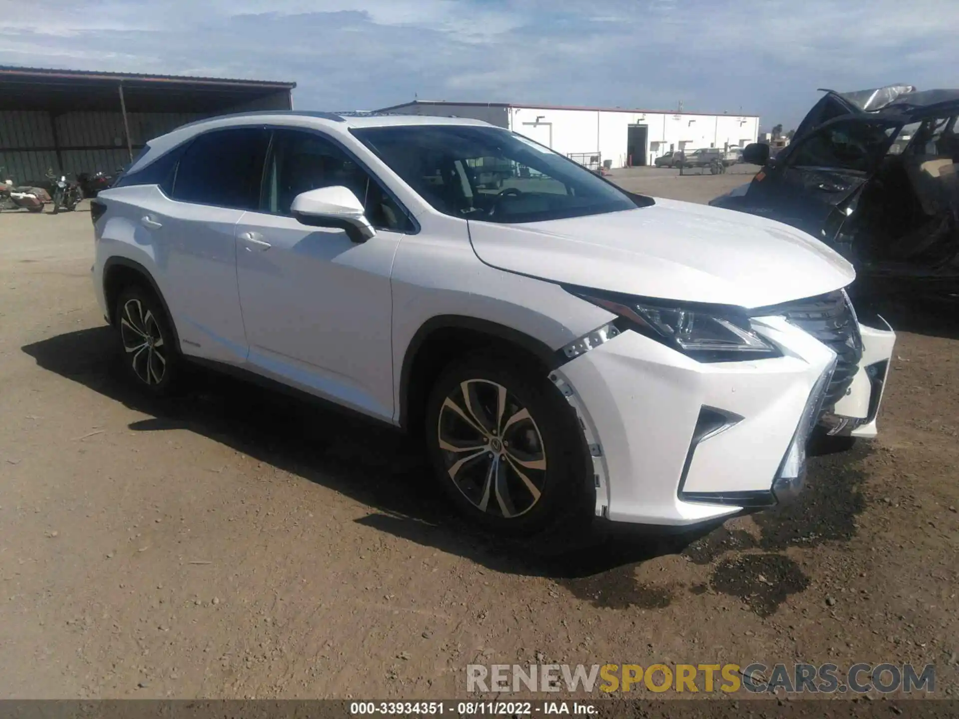 1 Photograph of a damaged car 2T2BGMCA9KC030408 LEXUS RX 2019