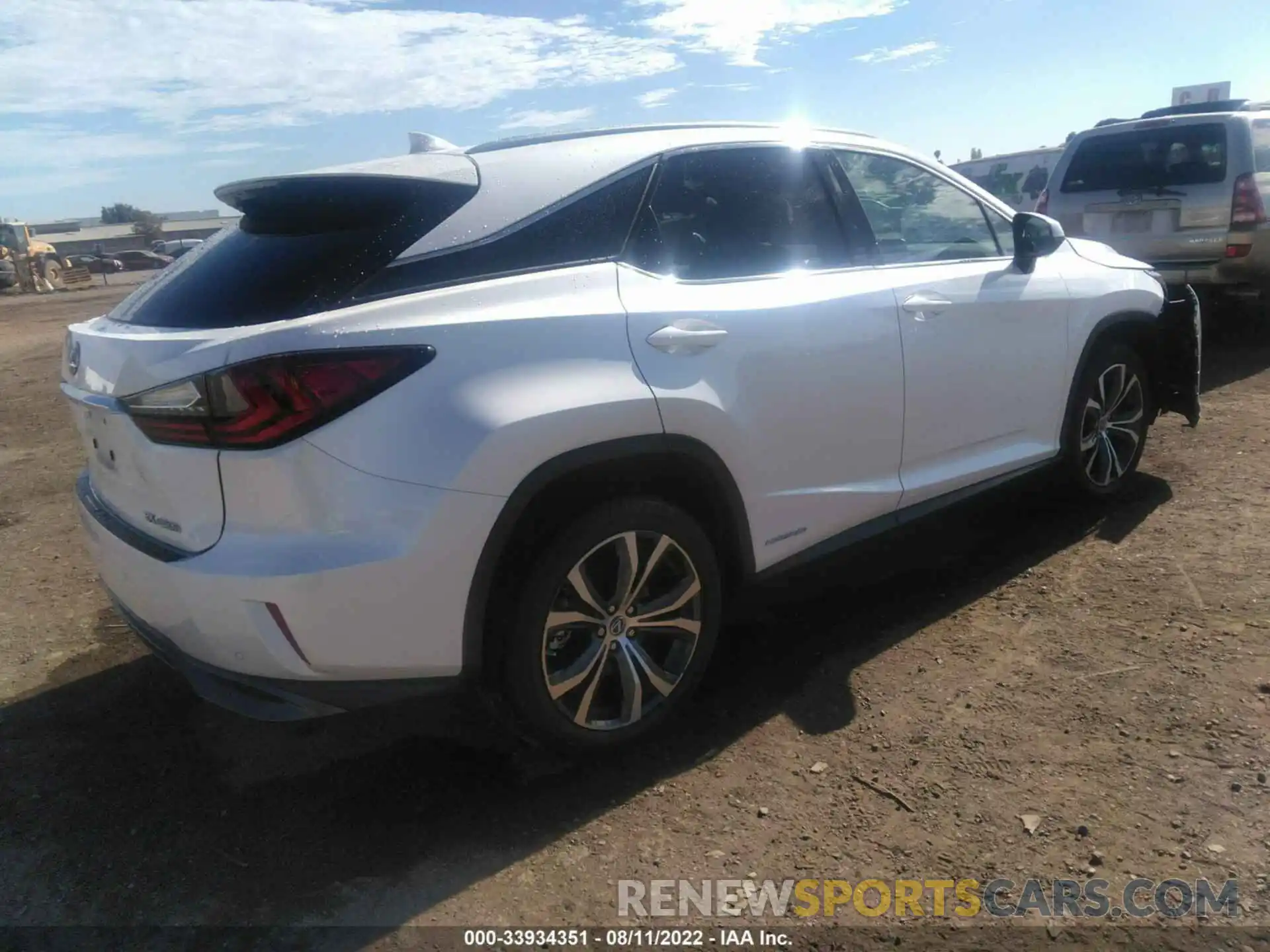 4 Photograph of a damaged car 2T2BGMCA9KC030408 LEXUS RX 2019