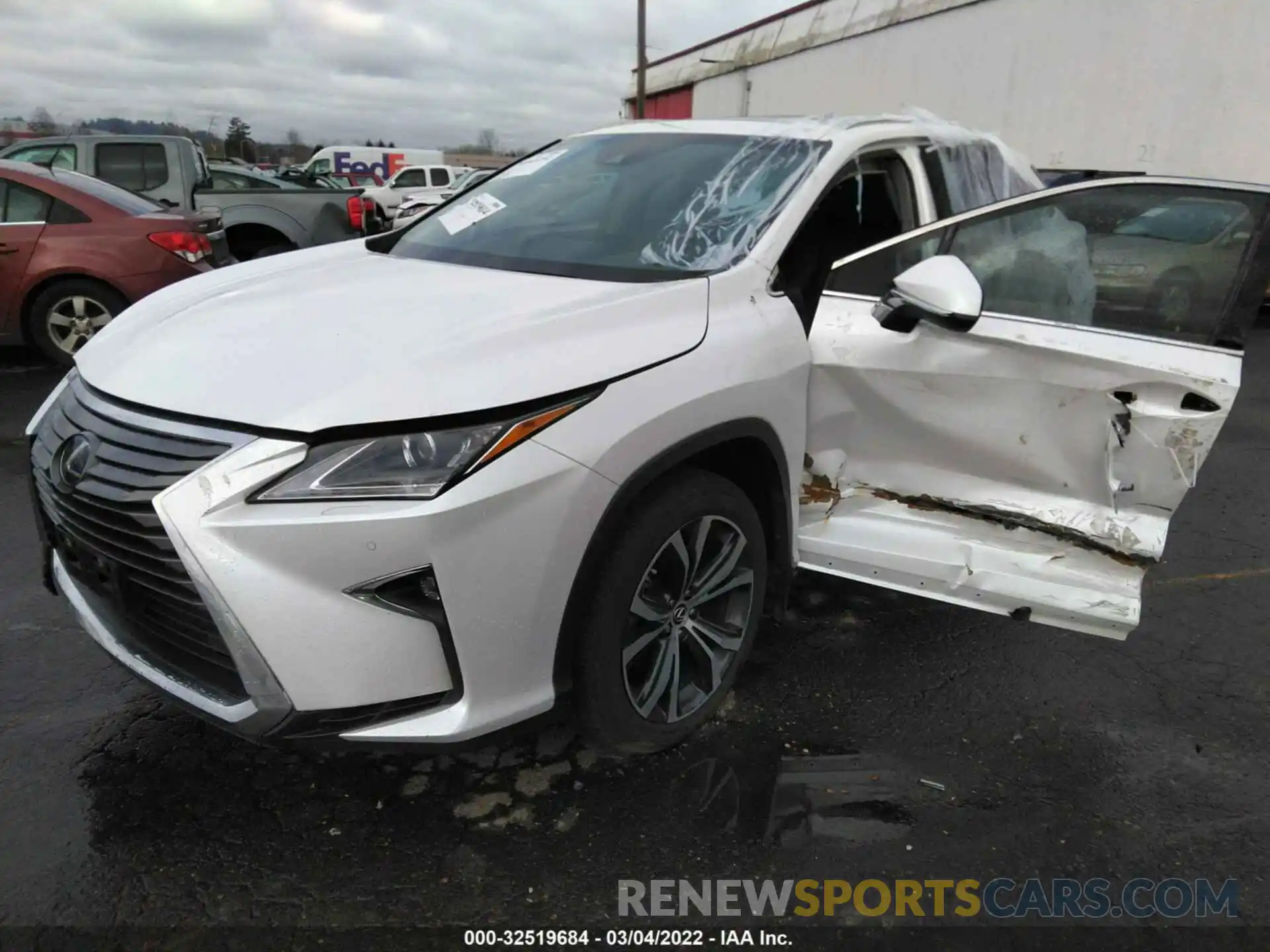 2 Photograph of a damaged car 2T2BGMCA9KC033714 LEXUS RX 2019