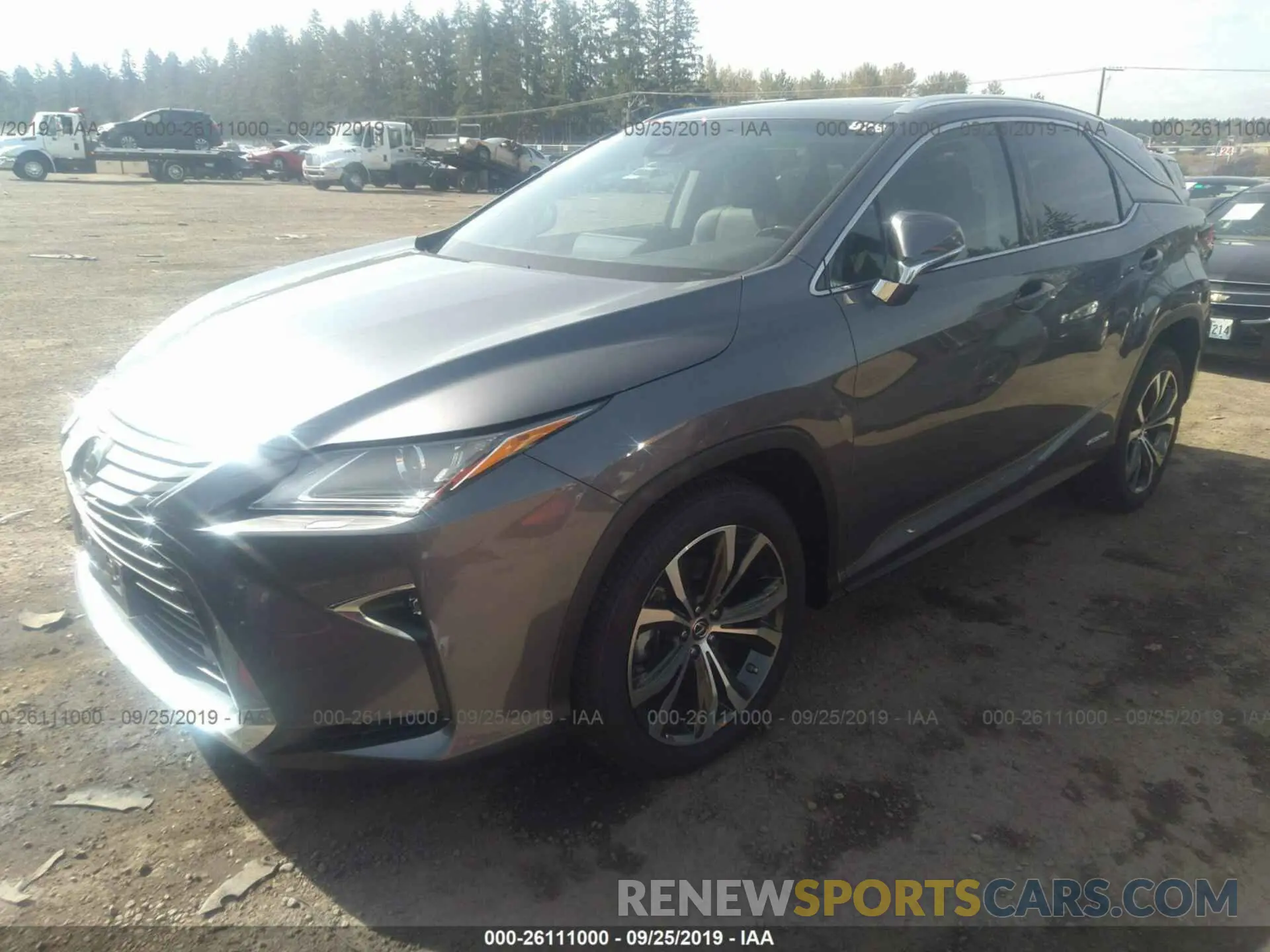 2 Photograph of a damaged car 2T2BGMCAXKC037819 LEXUS RX 2019
